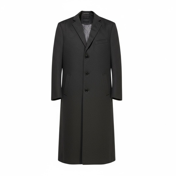 Arthur Black‎ Gray Wool Blend Topcoat Size 48R Long Overcoat Menswear